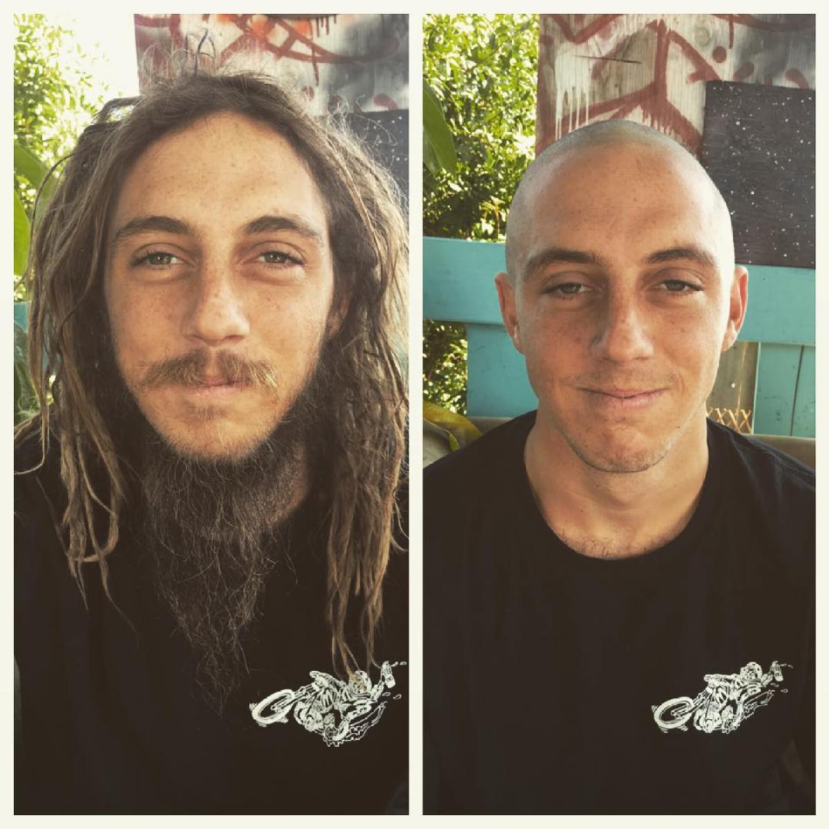 a man and woman posing for a photo