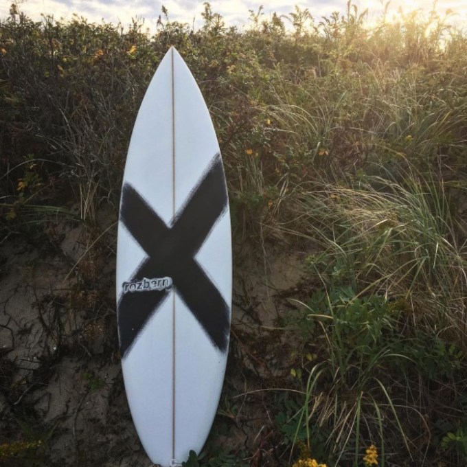 a person on a surf board