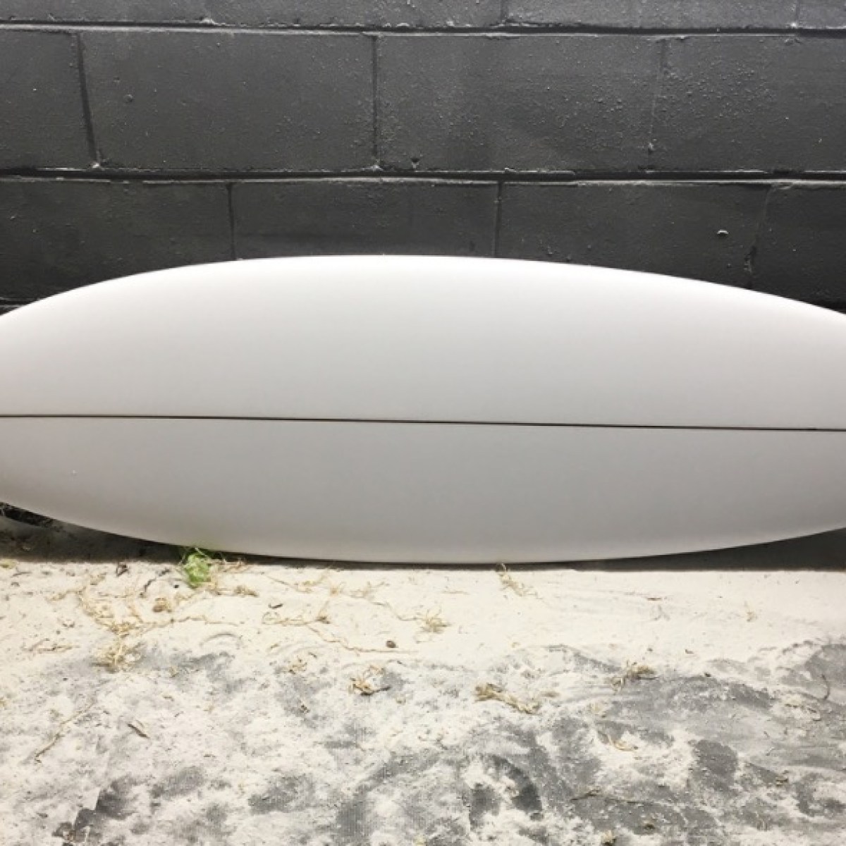 a beach with a surf board