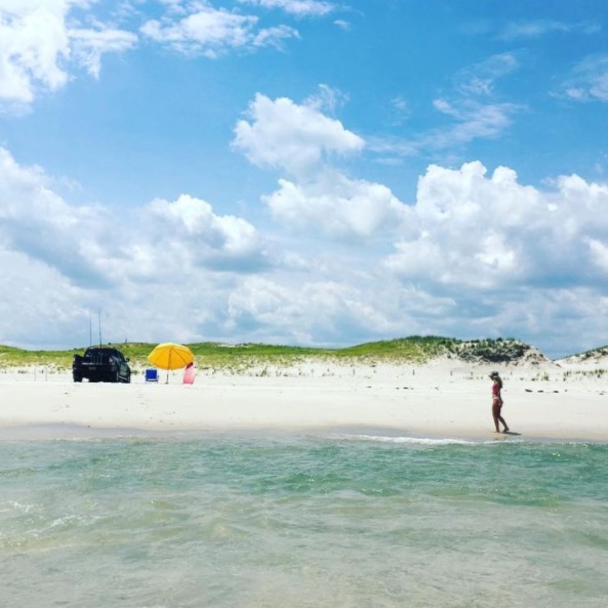 a body of water next to the ocean