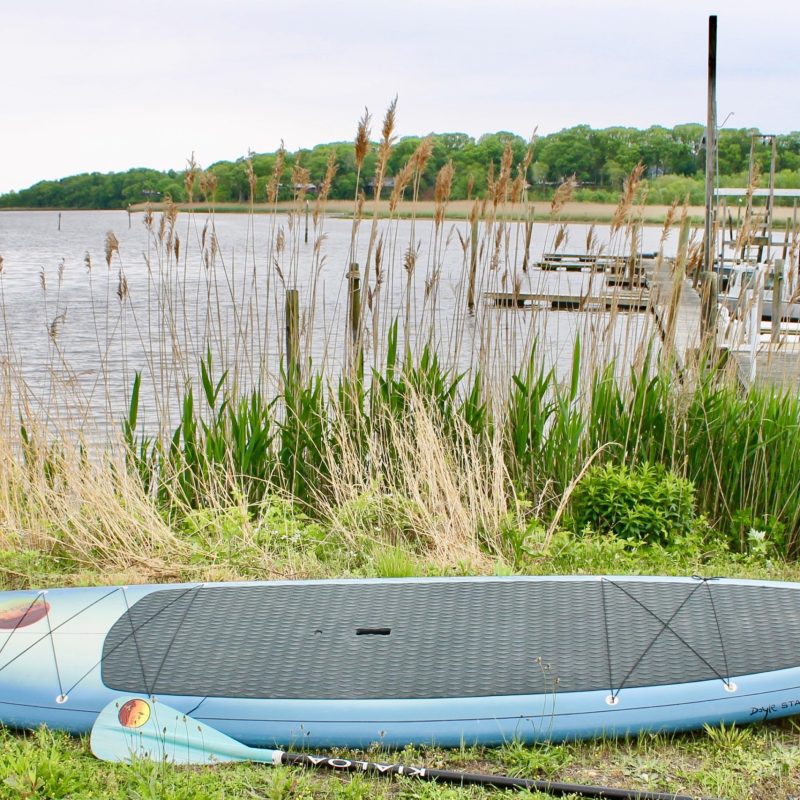 a pool next to a body of water