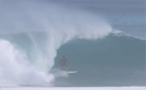 smoke coming out of the water