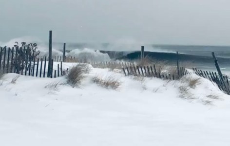 a snow covered slope